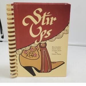 Stir Ups Junior Welfare League Enid Oklahoma Vintage Cookbook 1982 Great Plains